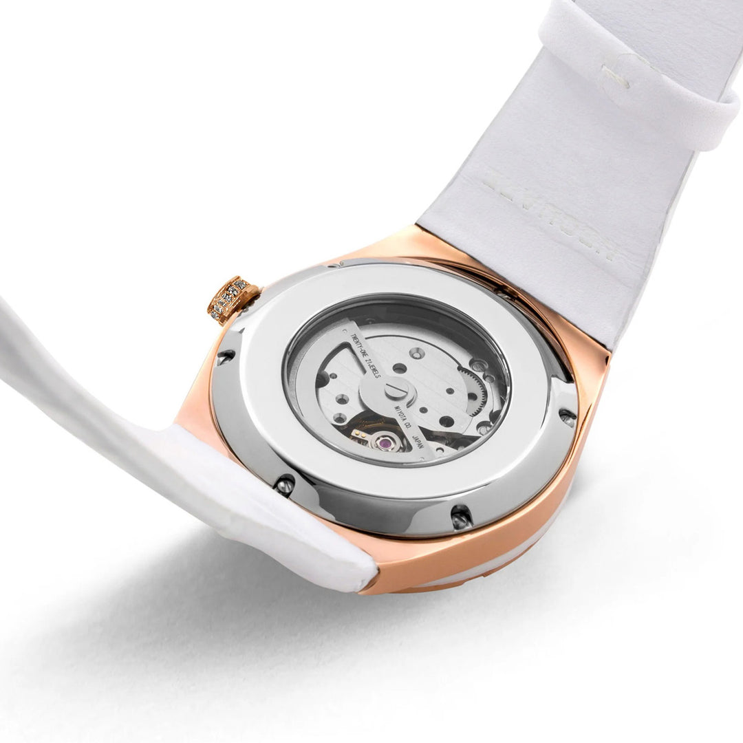 Pink Gracefully Swarovski crystal Automatic Women's Watch - L0519-NP01.2