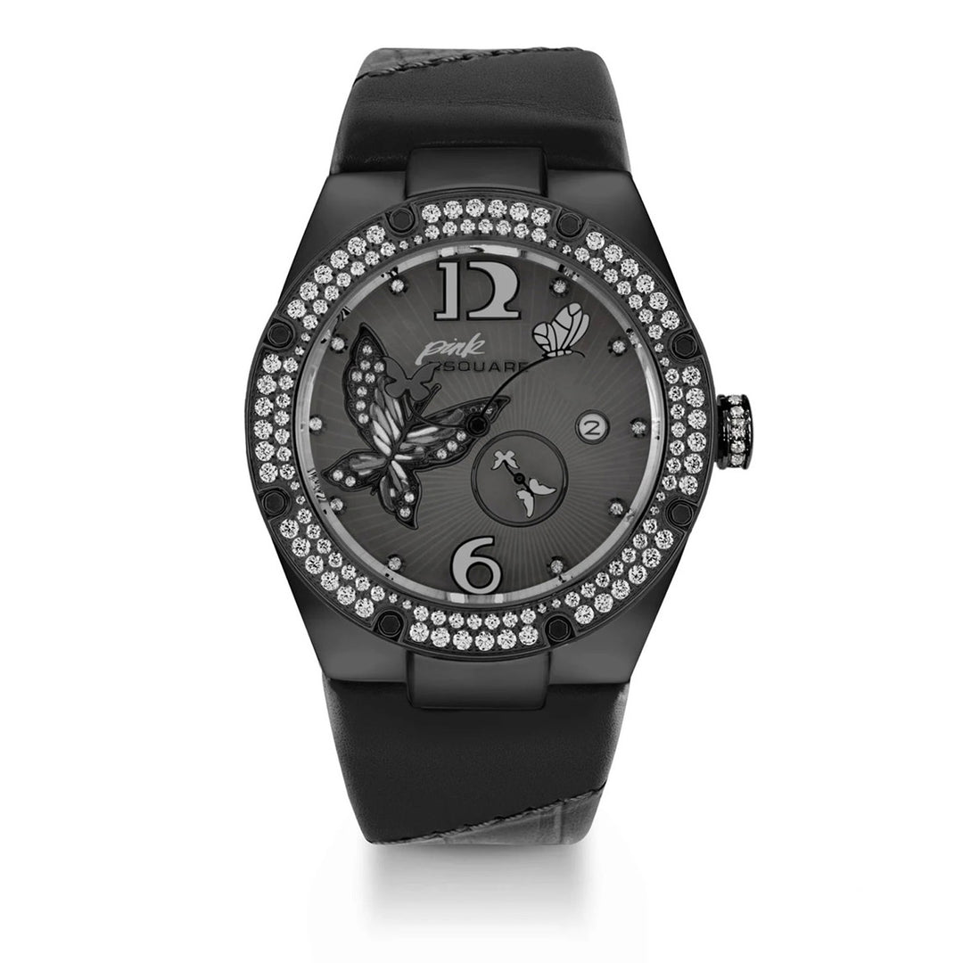 Pink Gracefully Swarovski crystal Automatic Women's Watch - L0519-NP01.6