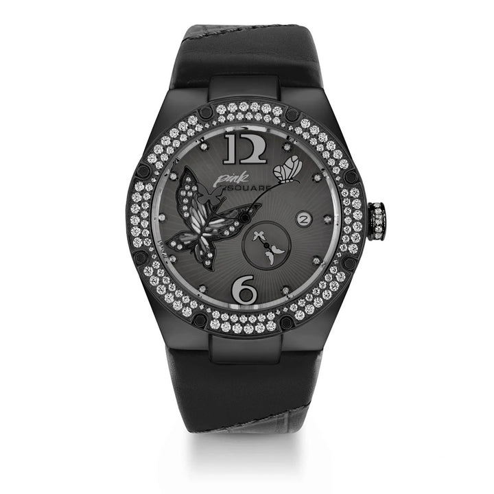 Pink Gracefully Swarovski crystal Automatic Women's Watch - L0519-NP01.6