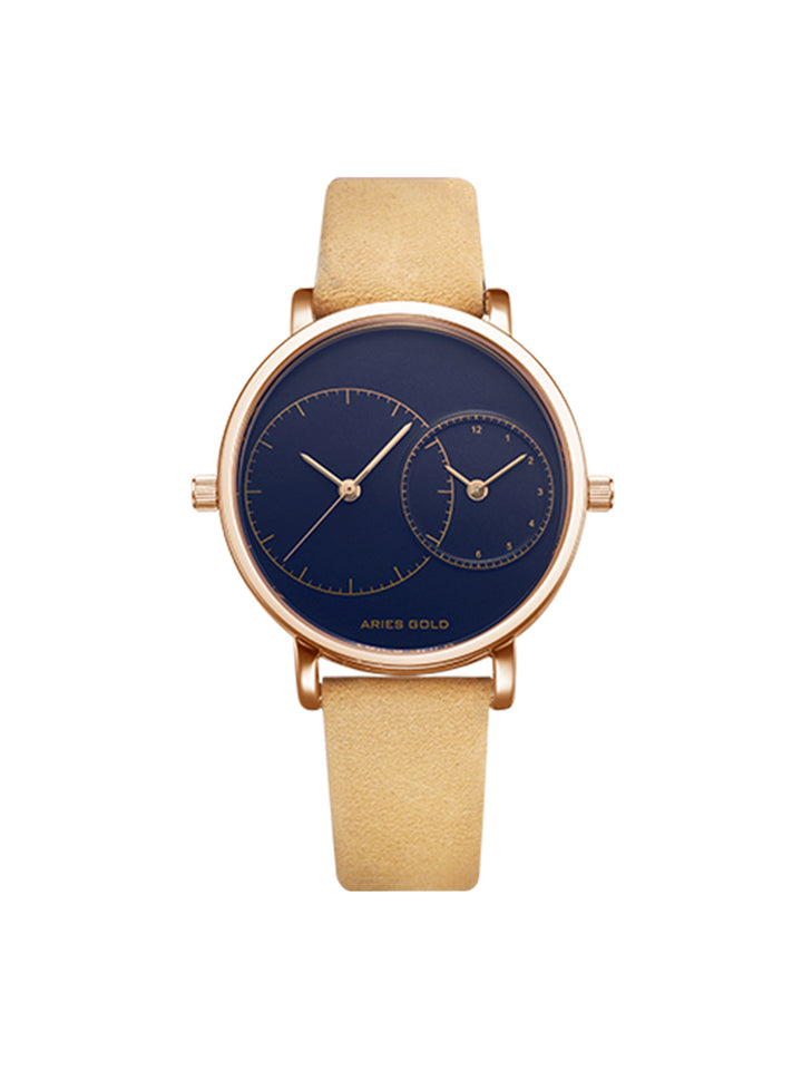 Wanderer Quartz Women's Watch - L 5027 RG-BU