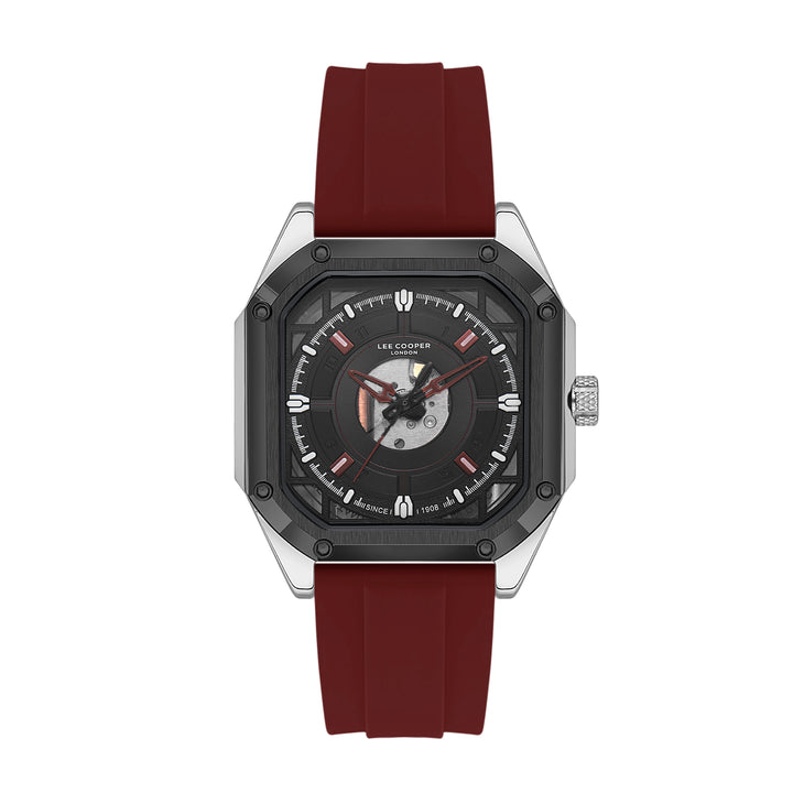 Multifunction Black Square Dial Men's Watch - LC08061.388