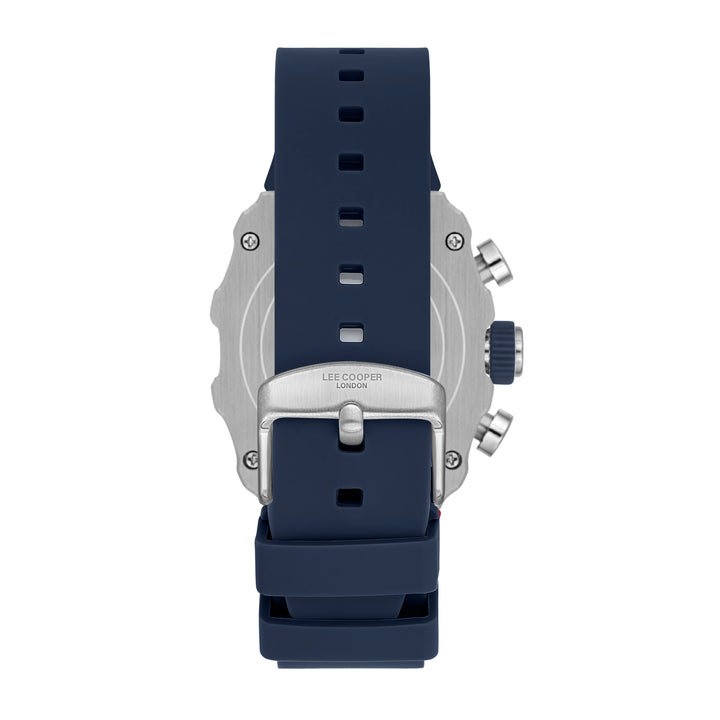 Multifunction Blue Tonneau Dial Men's Watch - LC08062.399
