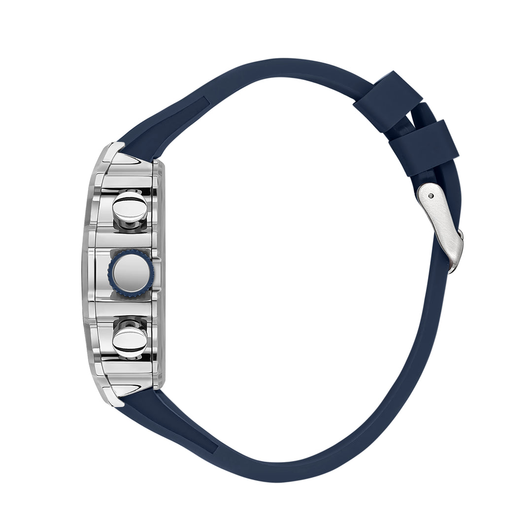 Multifunction Blue Tonneau Dial Men's Watch - LC08062.399