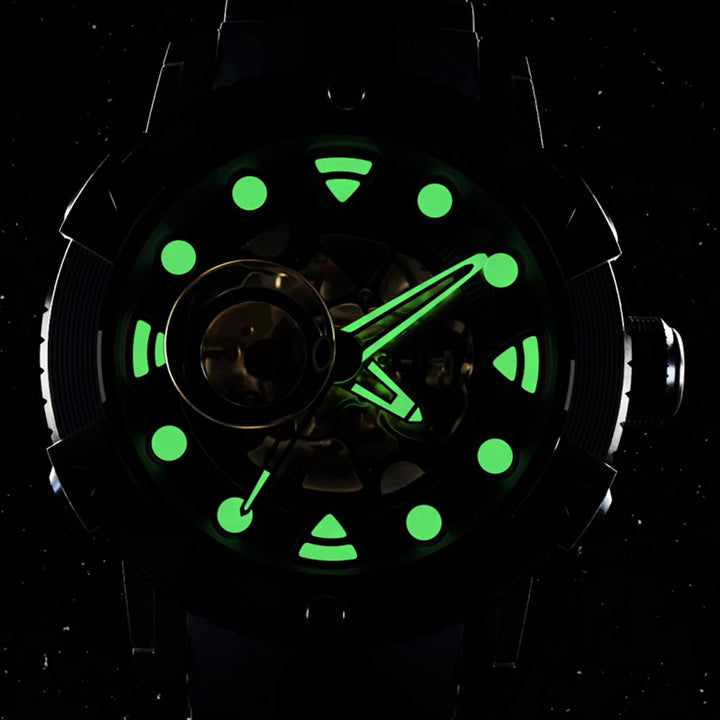 Gemini Automatic Skeleton Men's Watch- NB-6041-02