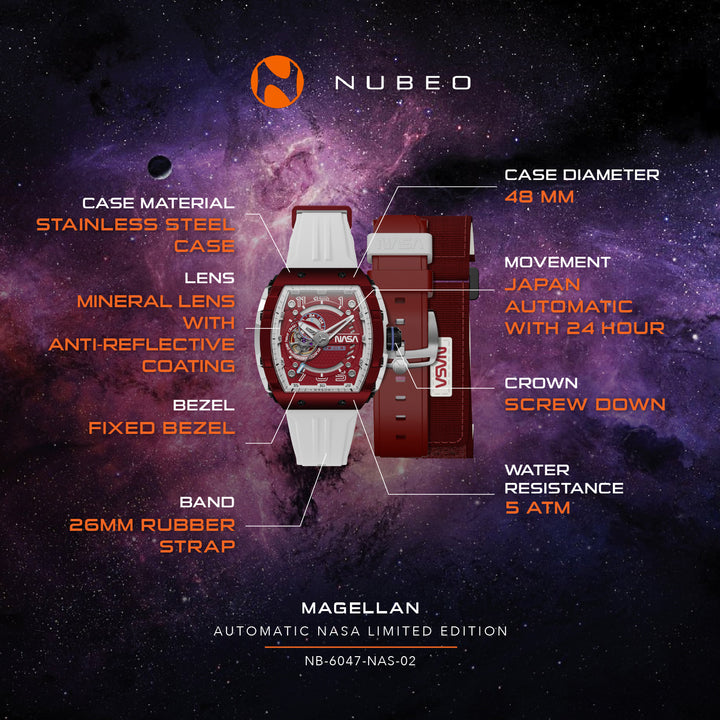 Magellan Automatic Nasa Limited Edition Men's Watch - NB-6047-NAS-02