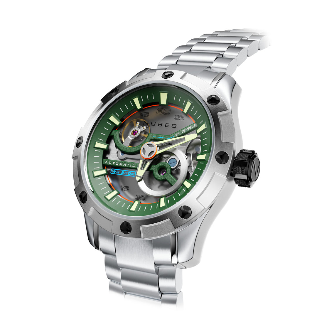 Pioneer Limited Edition 21 Jewels Automatic Skeleton Men's Watch- NB-6048-11