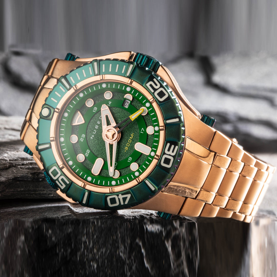 Manta 45mm Unidirectional Luminous Men's Watch -  NB-6059-33