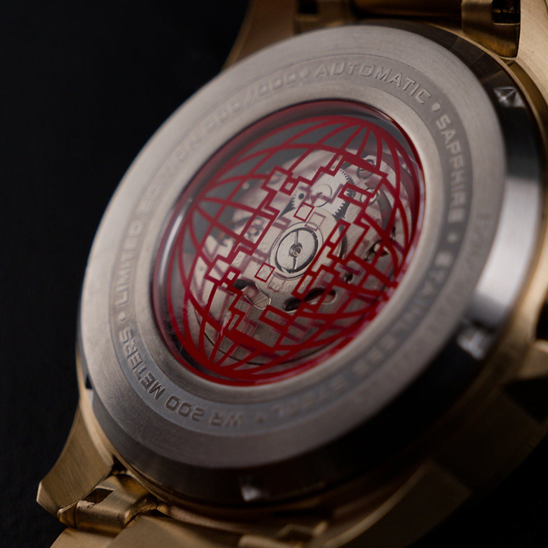 Quasar Automatic Space Invaders Limited Edition 24 Jewels Men's Watch -  NB-6082-SI-33