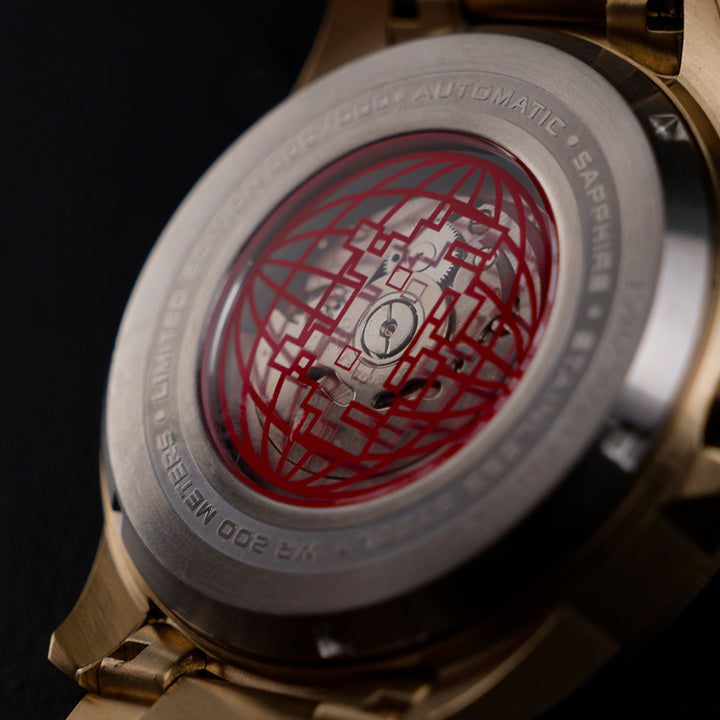 Quasar Automatic Space Invaders Limited Edition 24 Jewels Men's Watch -  NB-6082-SI-33