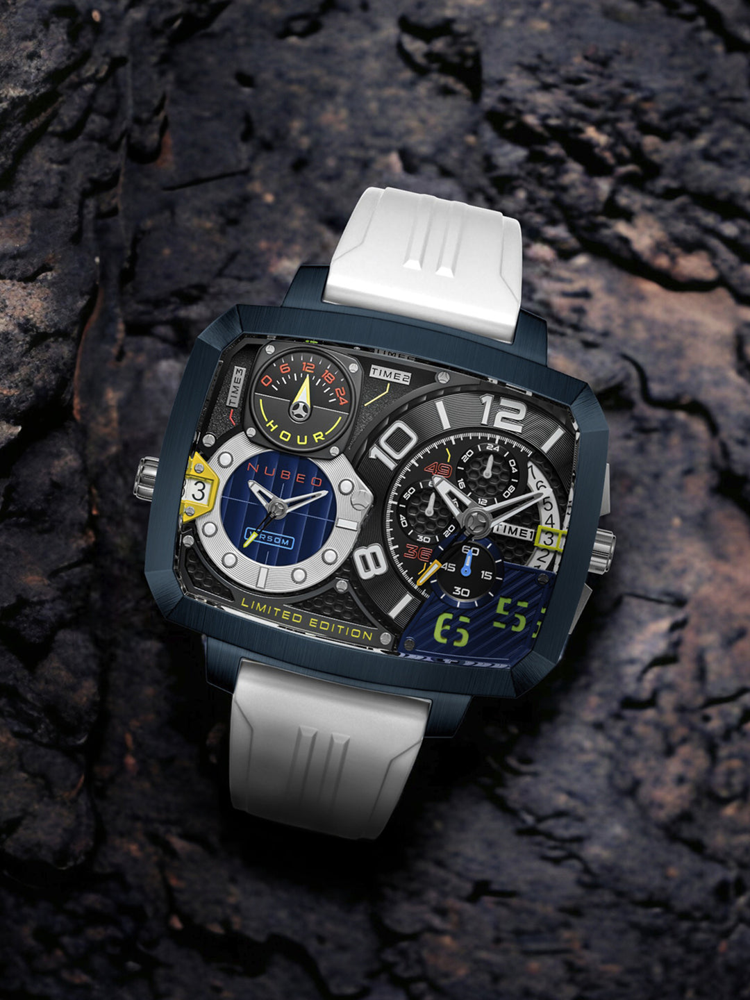 Odyssey Triple Time Zone Chronograph Limited Edition Men's Watch -  NB-6084-04