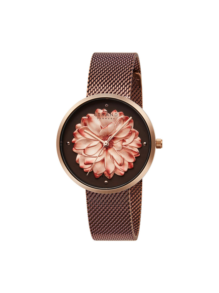 Blossom Walnut Quartz Women's Watch - S700LHVNMN-DF