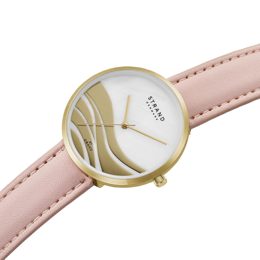 Wave Flamingo Quartz MOP Women's Watch - S700LXGPRP-DW