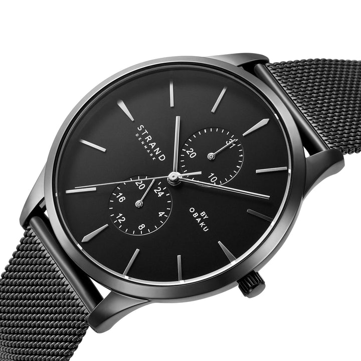 Beaufort Charcoal Quartz Men's Watch -  S703GMBBMB
