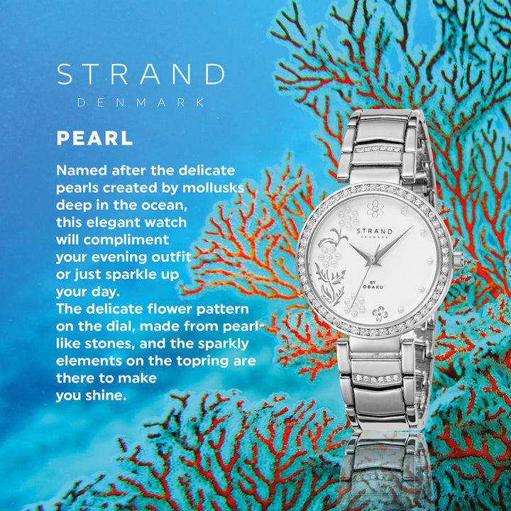 Pearl Brace Quartz Women's Watch - S713LHCWSC