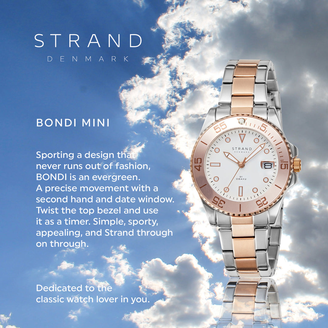 Bondi Mini Cherrywood Quartz Women's Watch - S727LDZWSH