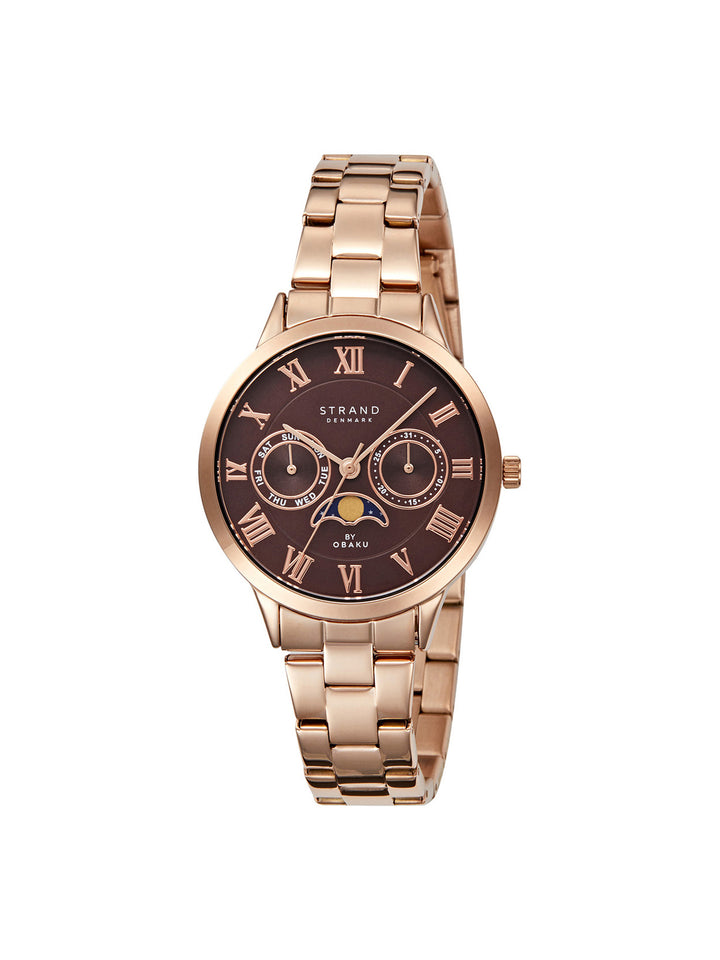 Moon Mini Coffee Quartz Women's Watch - S728LMVNSV