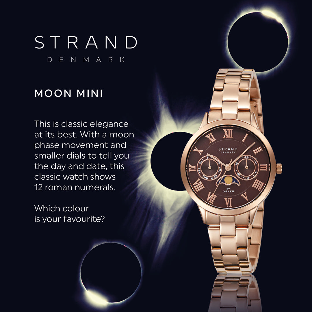 Moon Mini Coffee Quartz Women's Watch - S728LMVNSV