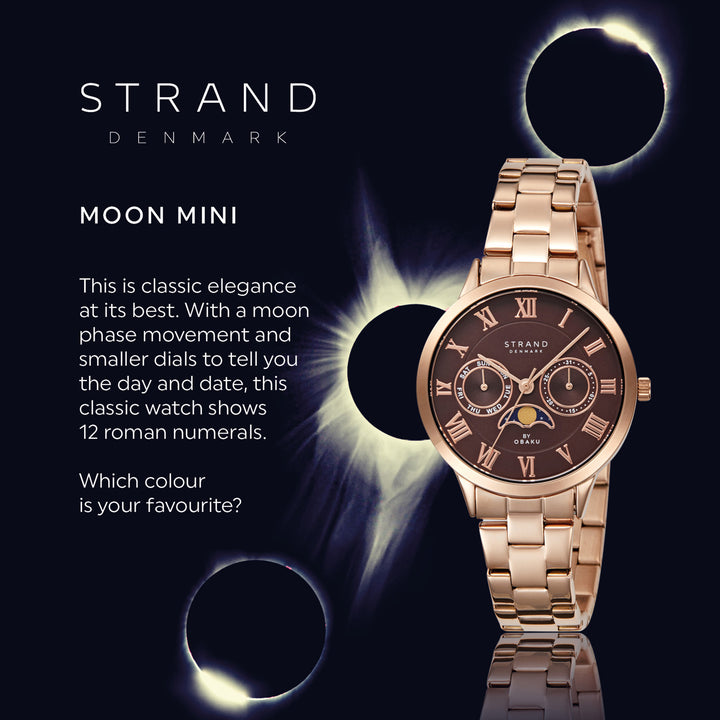 Moon Mini Coffee Quartz Women's Watch - S728LMVNSV