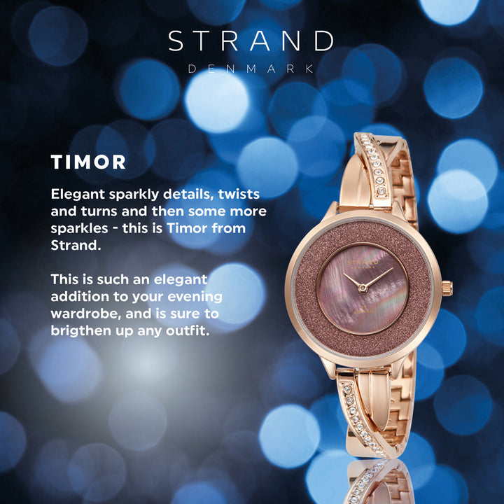 Timor Coffee Quartz Women's Watch - S730LXXNSV