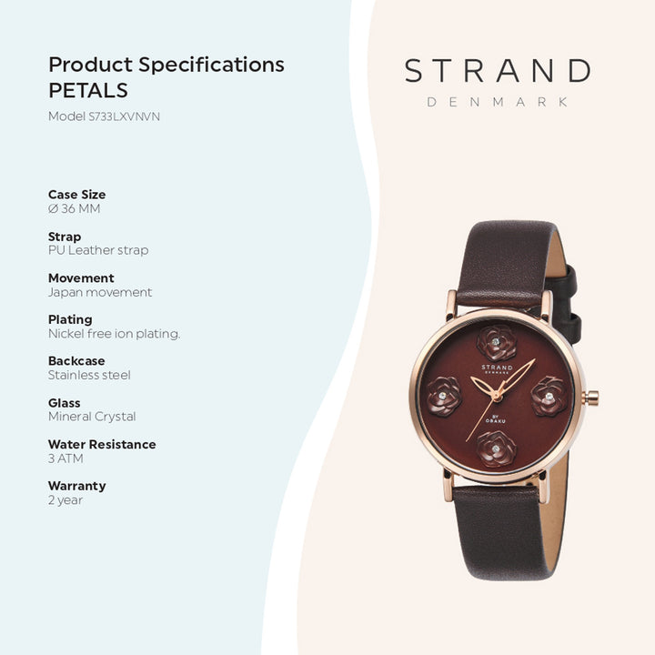 Petal Hazel Quartz Women's Watch - S733LXVNVN