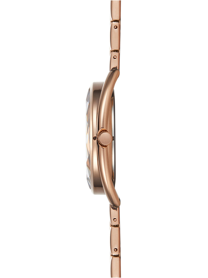 Rose Coffee Quartz MOP Women's Watch - S734LXVNSV