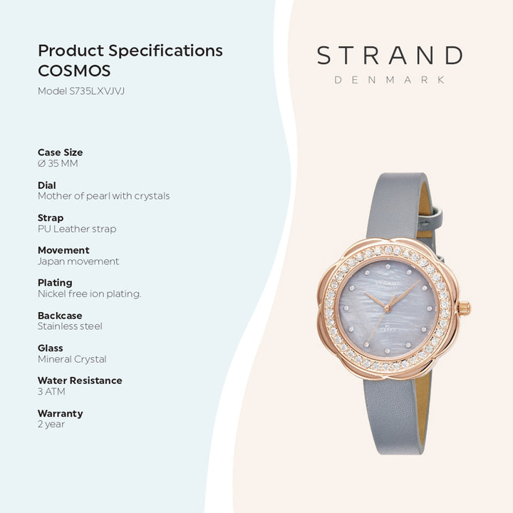 Cosmos Pebble Quartz MOP Women's Watch - S735LXVJVJ