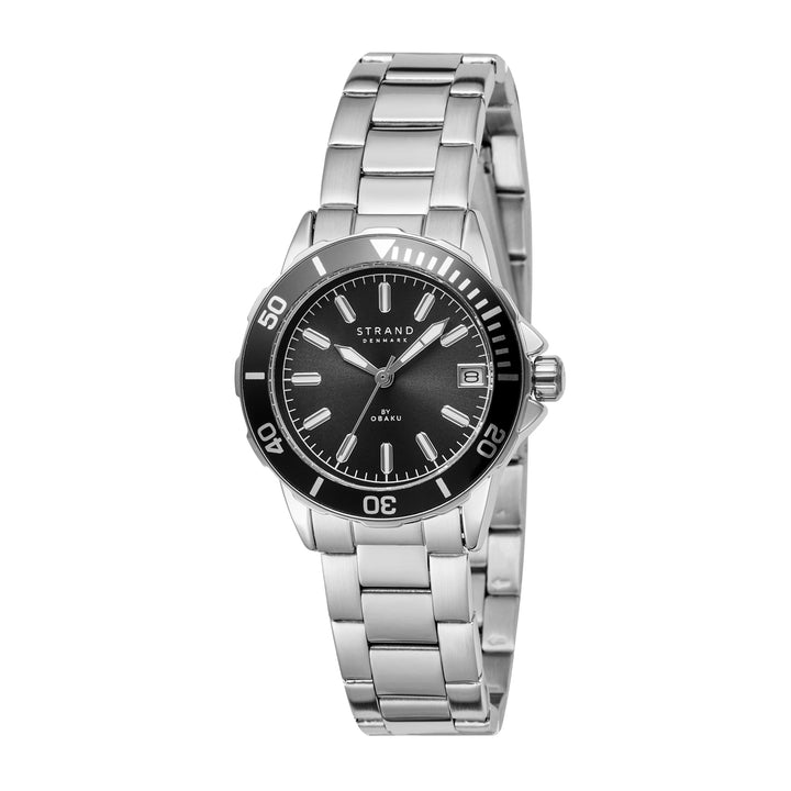 Aberdeen Mini Blacksteel Quartz Women's Watch -  S744LDCBSC