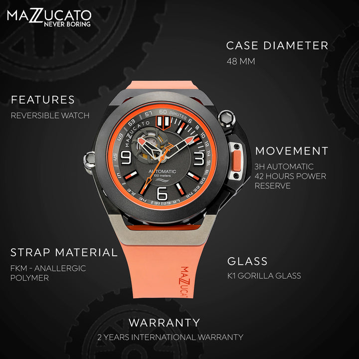 RIM Scuba Automatic Men's Watch - SUB04-ORCG9