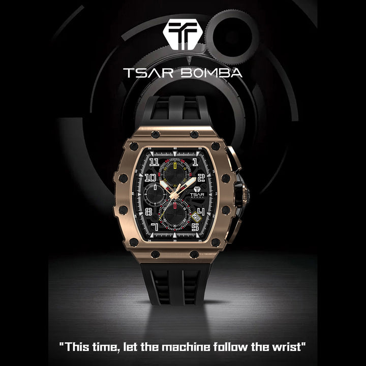 Chronograph Luminous Dial Sapphire Crystal Men's Watch -  TB8204Q-04