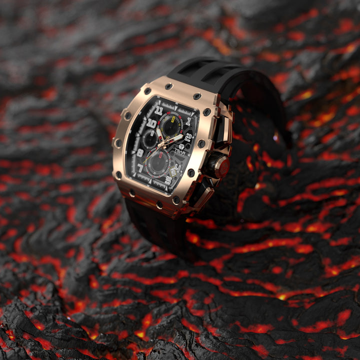 Chronograph Luminous Dial Sapphire Crystal Men's Watch -  TB8204Q-04
