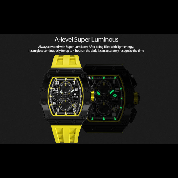 Chronograph Luminous Dial Sapphire Crystal Men's Watch -  TB8204Q-07