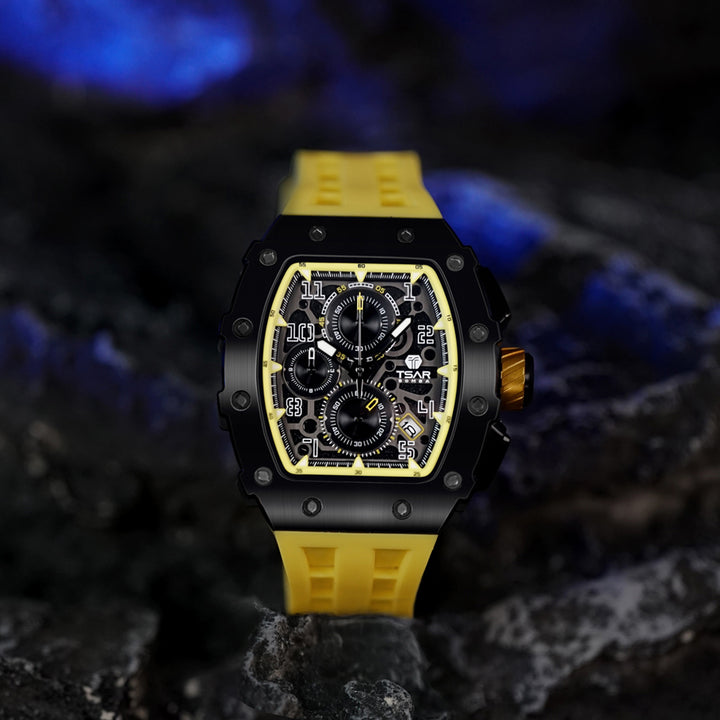 Chronograph Luminous Dial Sapphire Crystal Men's Watch -  TB8204Q-07