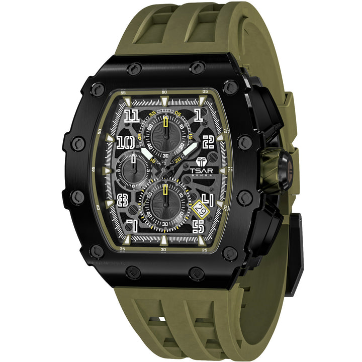 Chronograph Luminous Dial Sapphire Crystal Men's Watch -  TB8204Q-08
