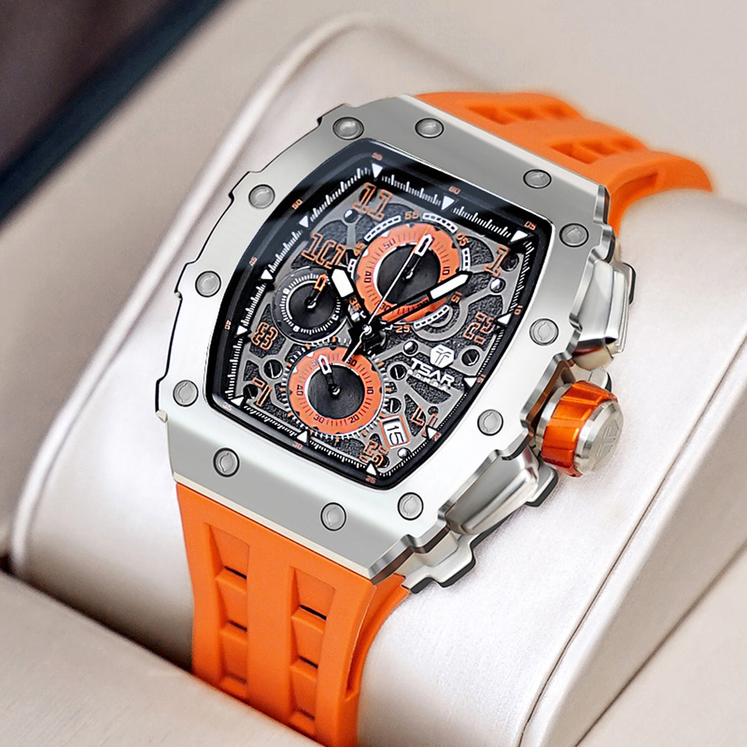 Chronograph Luminous Dial Sapphire Crystal Men's Watch -  TB8204Q-11