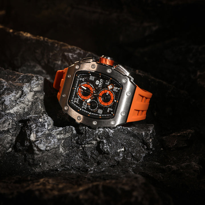 Chronograph Luminous Dial Sapphire Crystal Men's Watch -  TB8204Q-11
