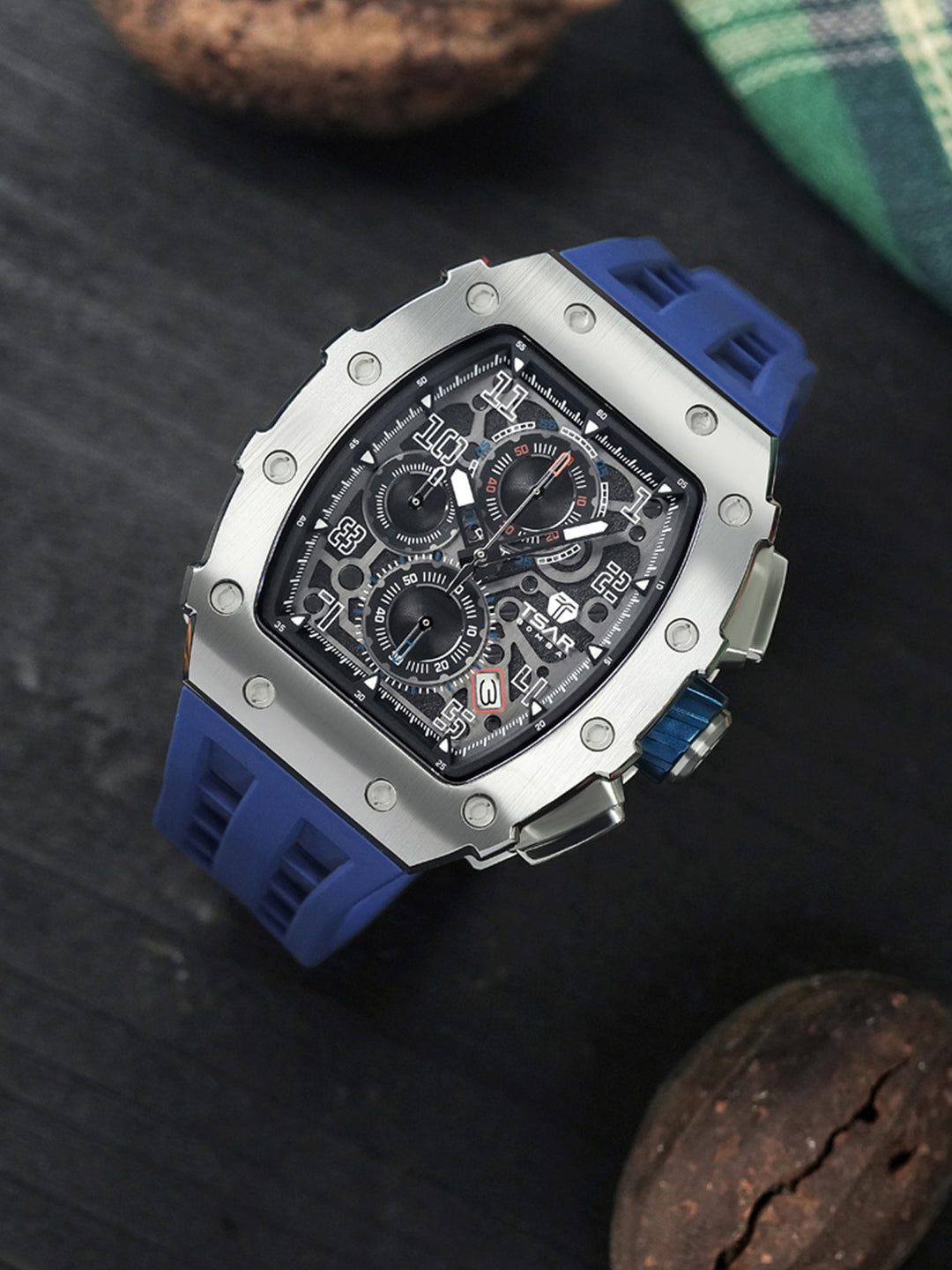 Chronograph Luminous Dial Sapphire Crystal Men's Watch -  TB8204Q-14