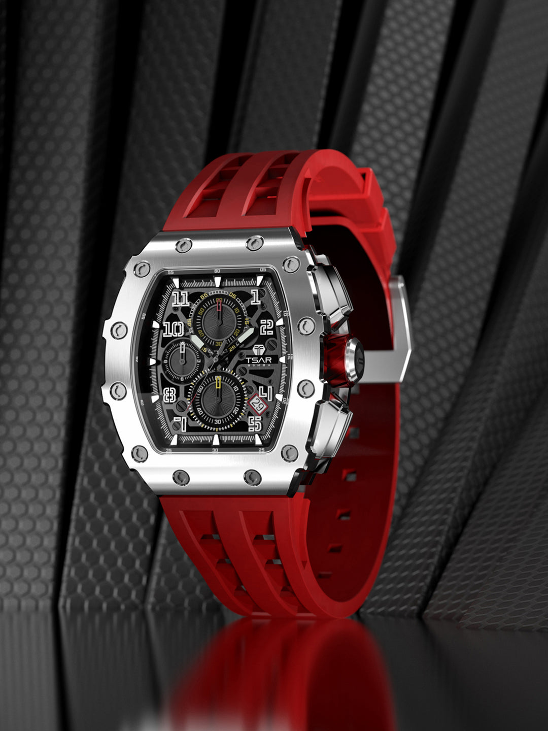 Chronograph Luminous Dial Sapphire Crystal Men's Watch -  TB8204Q-15