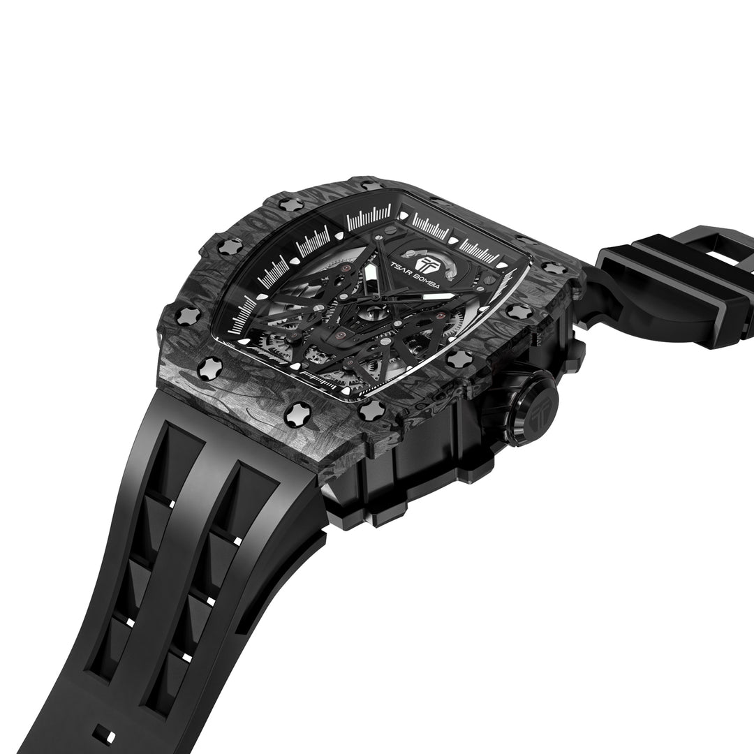 Automatic 21 Jewels Luminous Dial Sapphire Crystal Men's Watch -  TB8207CF-01