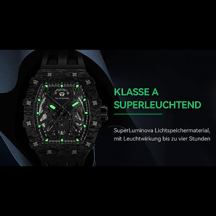 Automatic 21 Jewels Luminous Dial Sapphire Crystal Men's Watch -  TB8207CF-01