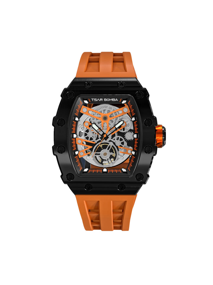Automatic 21 Jewels Luminous Dial Sapphire Crystal Men's Watch -  TB8208A-01