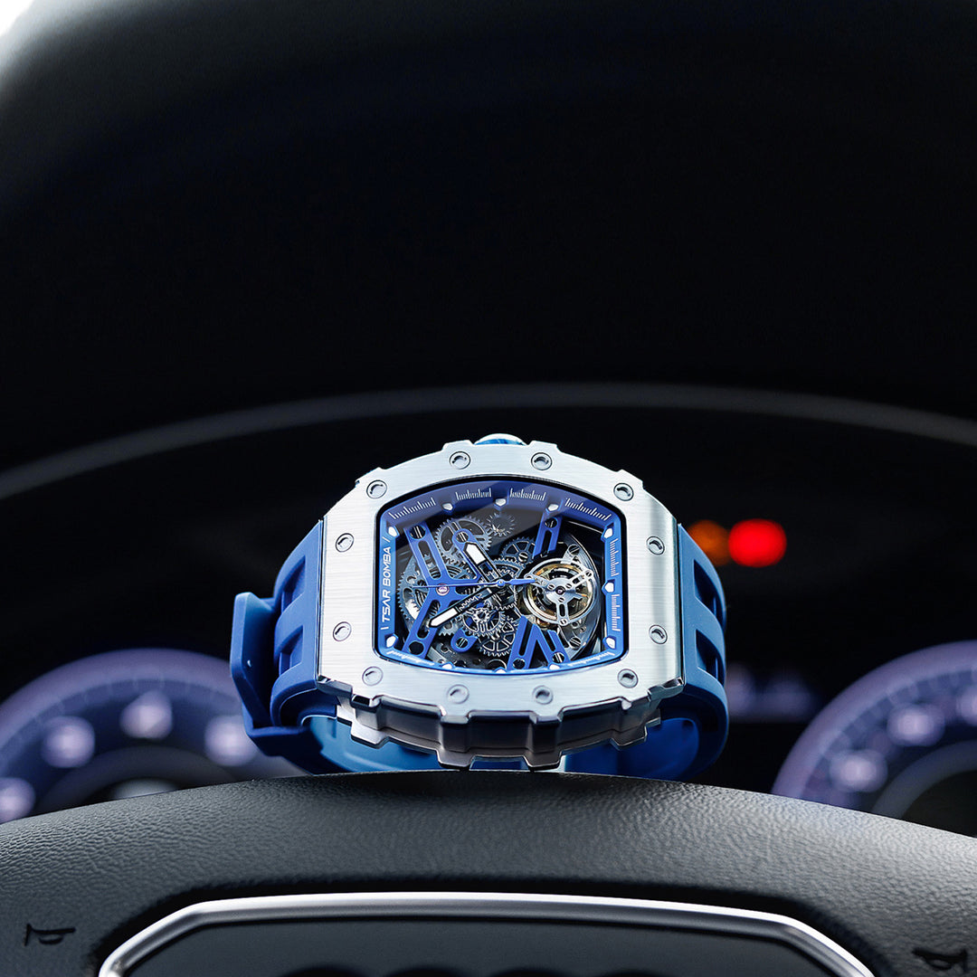Automatic 21 Jewels Luminous Dial Sapphire Crystal Men's Watch -  TB8208A-11