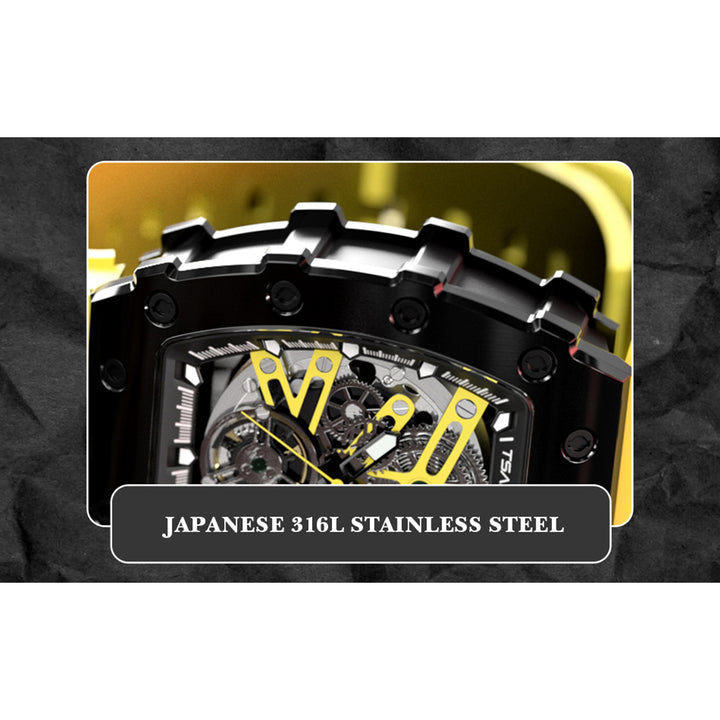 Automatic 21 Jewels Luminous Dial Sapphire Crystal Men's Watch -  TB8208A-13