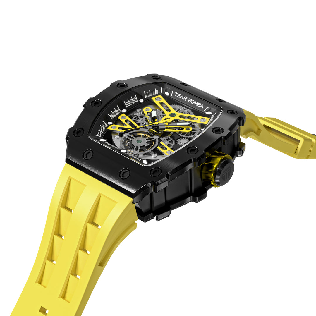 Automatic 21 Jewels Luminous Dial Sapphire Crystal Men's Watch -  TB8208A-13