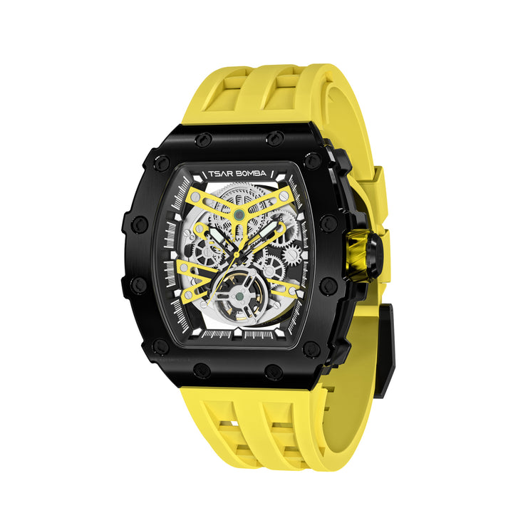 Automatic 21 Jewels Luminous Dial Sapphire Crystal Men's Watch -  TB8208A-13