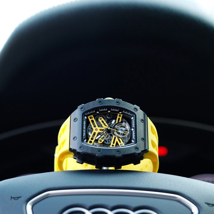 Automatic 21 Jewels Luminous Dial Sapphire Crystal Men's Watch -  TB8208A-13