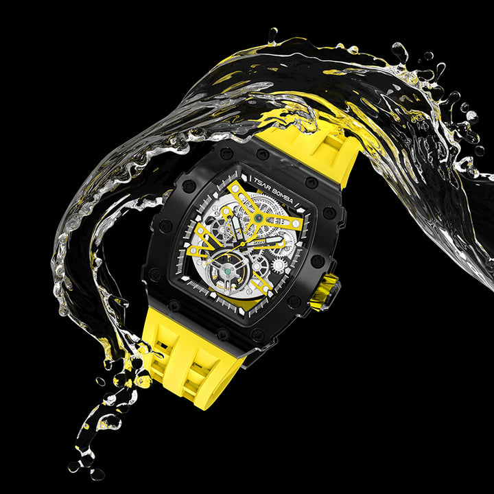 Automatic 21 Jewels Luminous Dial Sapphire Crystal Men's Watch -  TB8208A-13