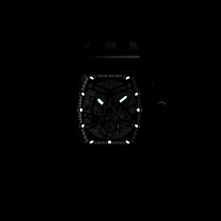 Automatic 21 Jewels Luminous Dial Sapphire Crystal Men's Watch -  TB8208A-15