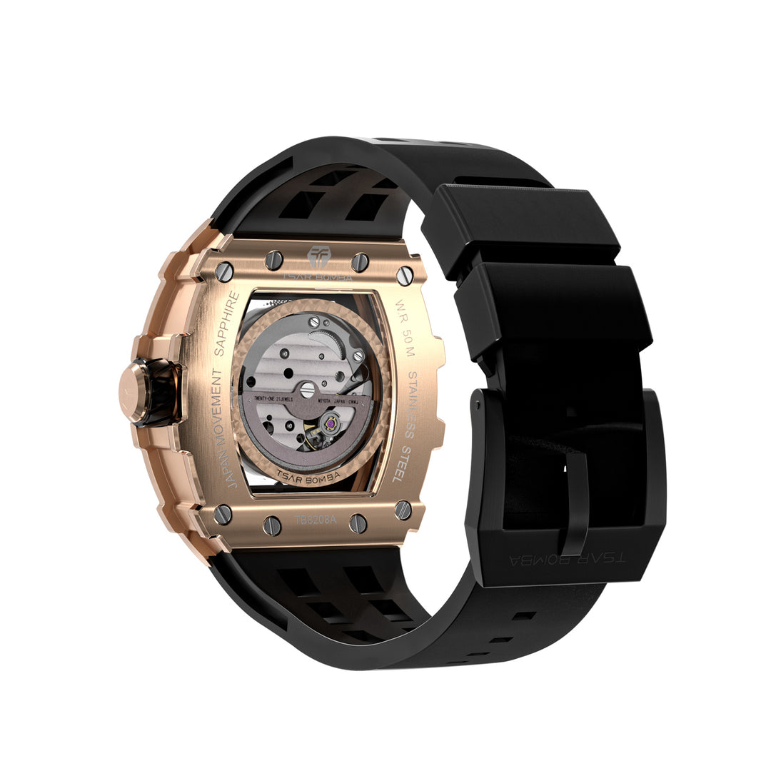 Automatic 21 Jewels Luminous Dial Sapphire Crystal Men's Watch -  TB8208A-16