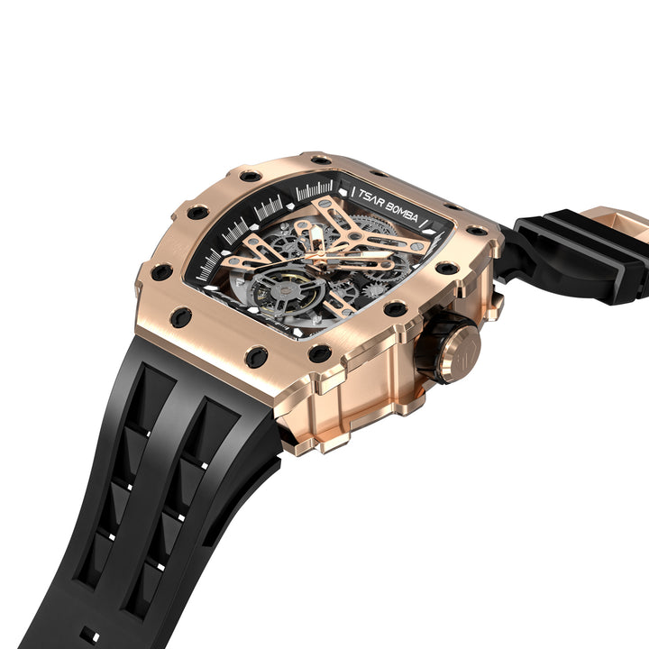 Automatic 21 Jewels Luminous Dial Sapphire Crystal Men's Watch -  TB8208A-16