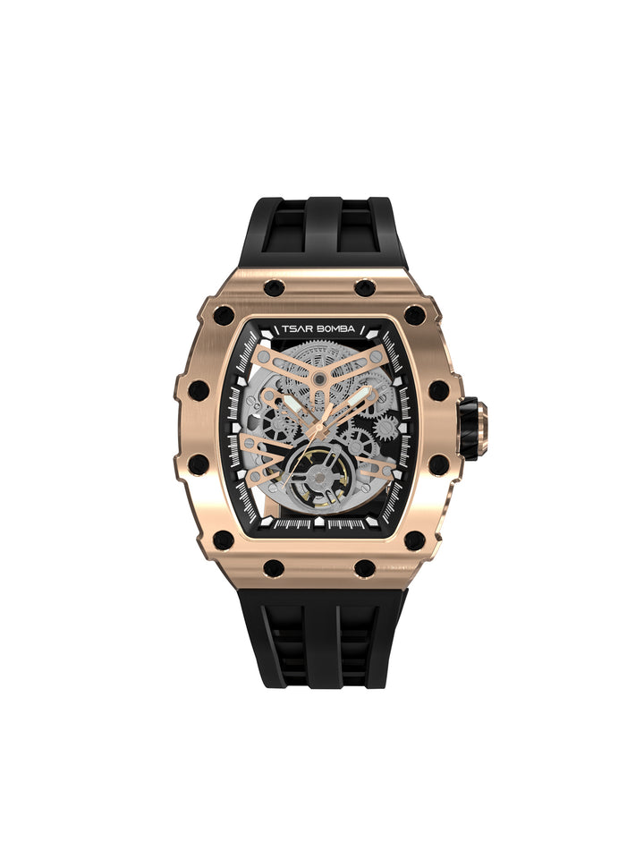 Automatic 21 Jewels Luminous Dial Sapphire Crystal Men's Watch -  TB8208A-16